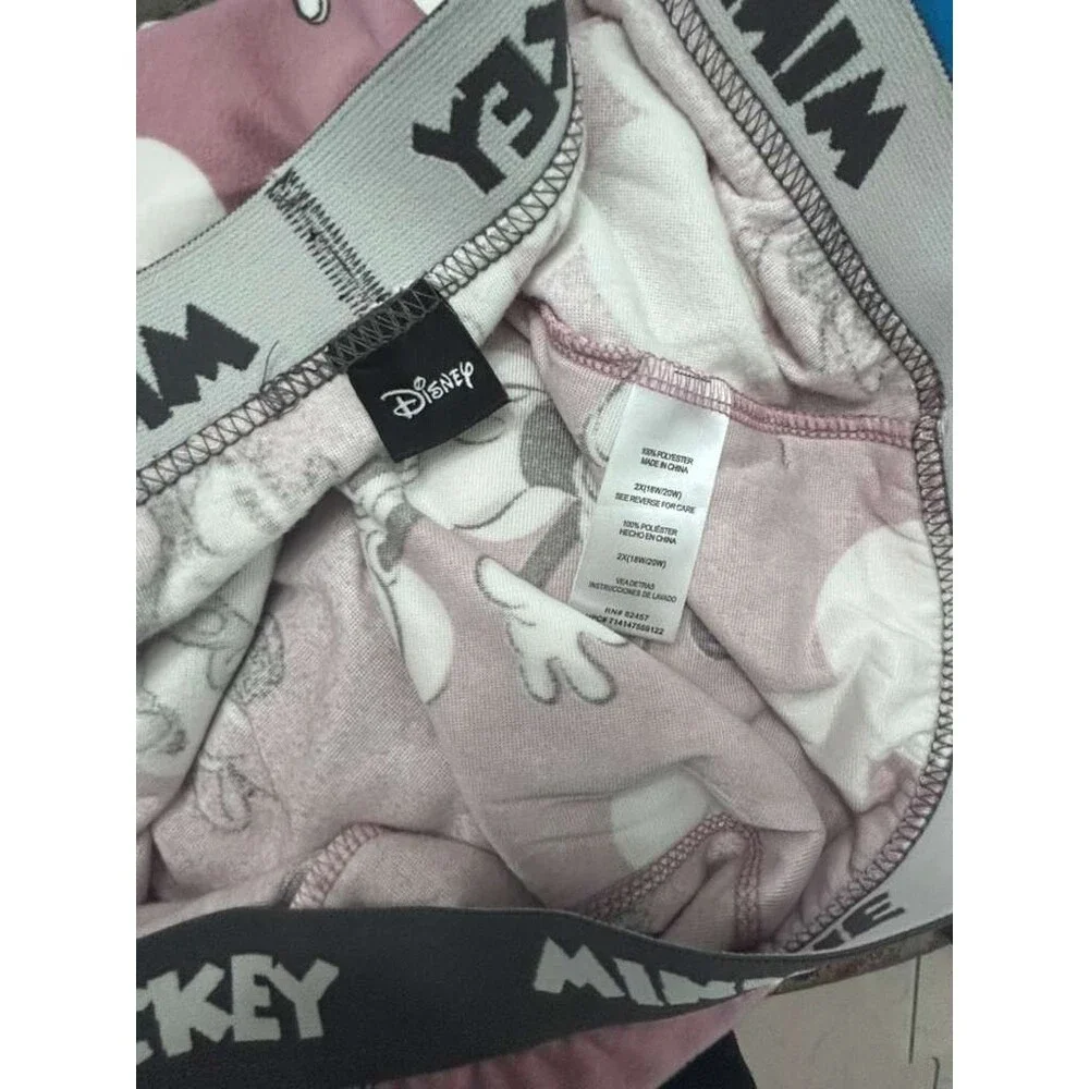 Disney Mickey Mouse Pajamas Women 2XL Pink Loungewear Sleep Pants - Picture 4 of 4